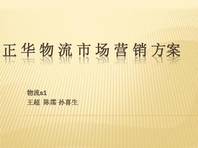 顺丰速运 行业发展报告 营销策略 公司绩效体系设计 物流营销策划方案